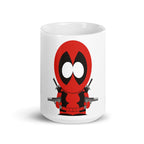 kenny mccormick as superhero  -southpark gifts,handmade southpark mug,southpark gifts, kenny mug,90s animated cartoon