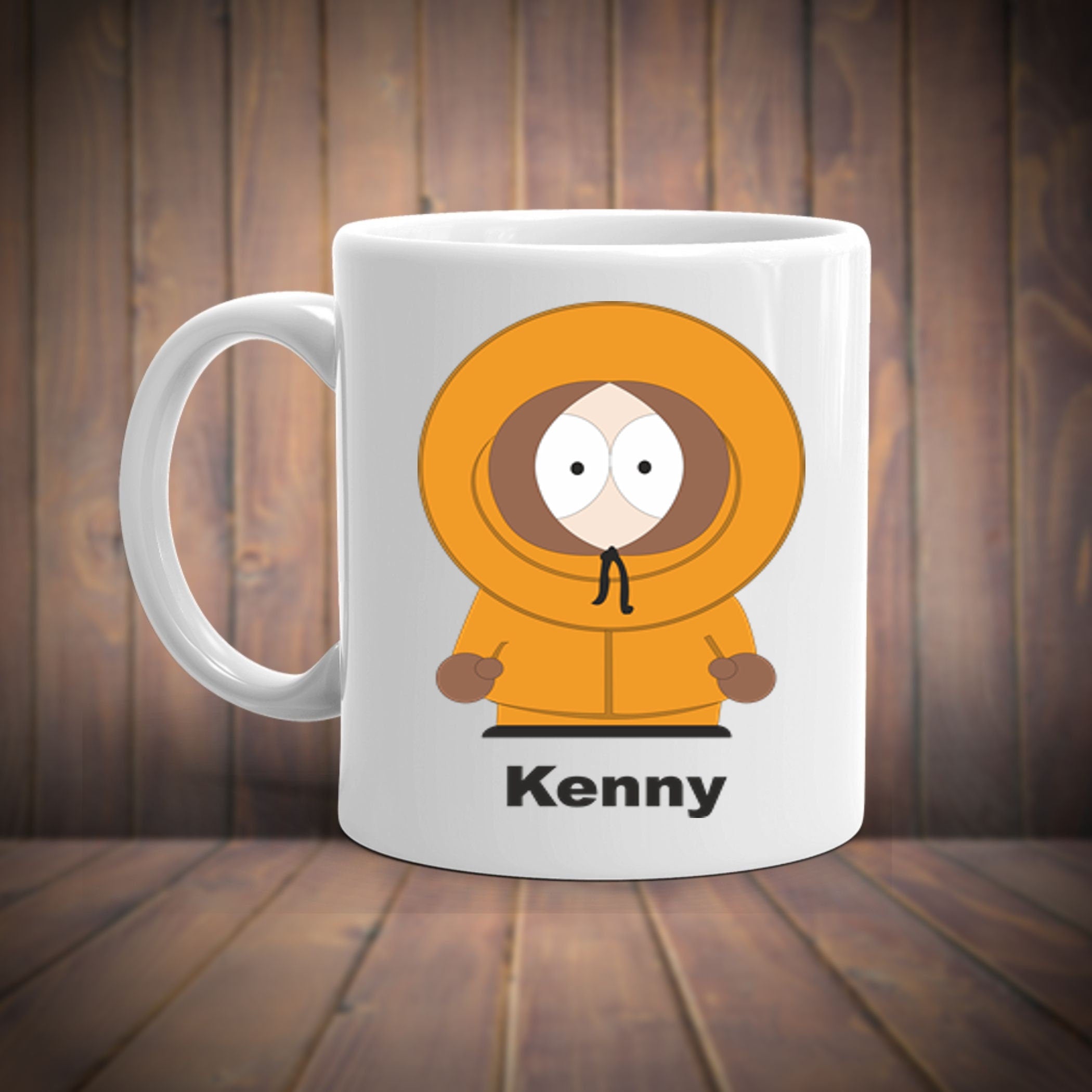 southpark kenny ,kicked like a puppy  -southpark gifts,handmade southpark mug,southpark cup ,90s cartoon mug