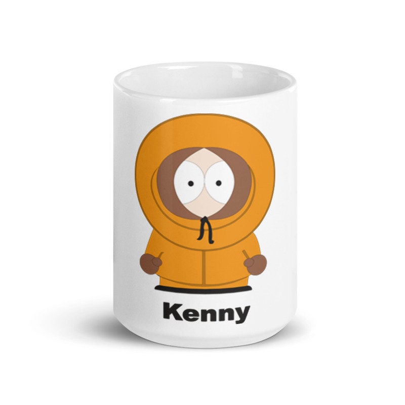 kenny mccormick  -southpark gifts,handmade southpark mug,southpark gifts,90s cartoon mug