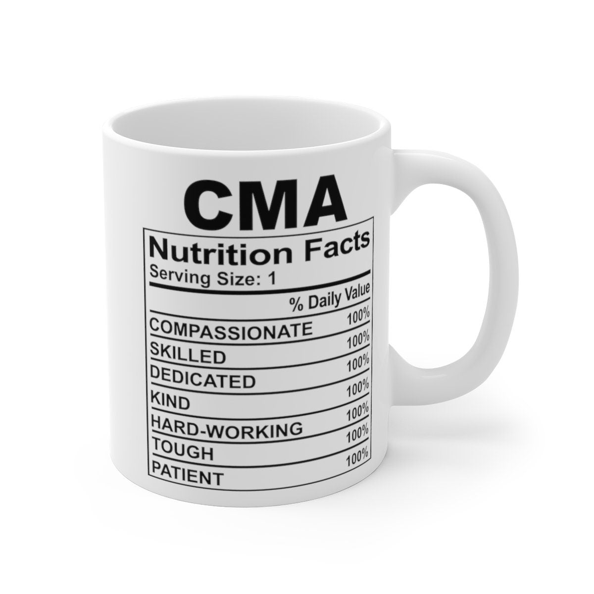 Nurse Nutrsing School Gift For Nritional Facts Label Funny