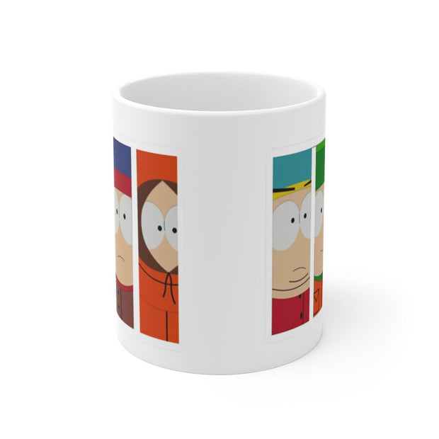 southpark characters ,handmade southpark mug,southpark gifts, cartman  mug,90s cartoon mug,ceramic coffee mug