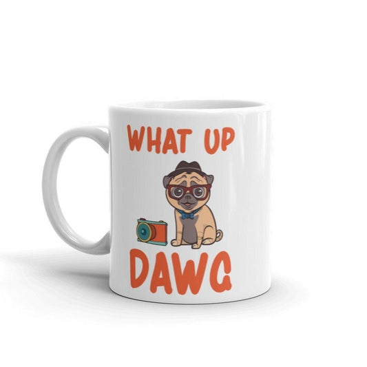 whats up dawg    , ceramic cute dog mug, easily distracted by dogs,idea for dog lovers