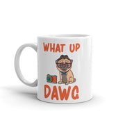 whats up dawg    , ceramic cute dog mug, easily distracted by dogs,idea for dog lovers