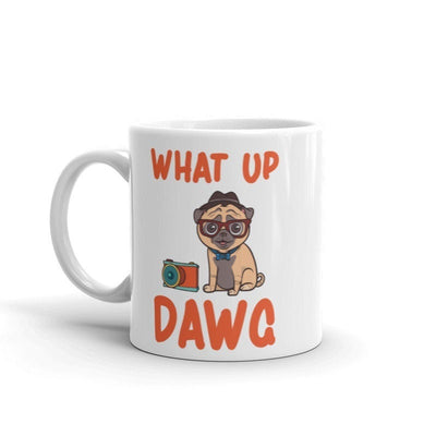 whats up dawg    , ceramic cute dog mug, easily distracted by dogs,idea for dog lovers