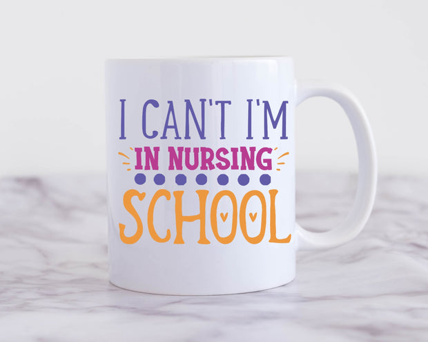 sorry i cant im in nursing school,funny nursing mug gift,student nurse ,best nurse mug  ,nursing gift