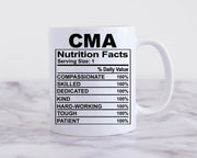 certified Medical Assistant  Nutritional Facts Label  ,nurse facts label, nutritional label, Nutritional  Label funny , nurse  Gift