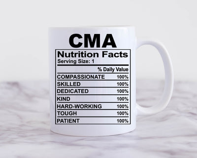 certified Medical Assistant  Nutritional Facts Label  ,nurse facts label, nutritional label, Nutritional  Label funny , nurse  Gift