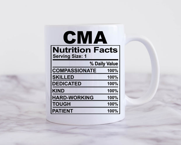 certified Medical Assistant  Nutritional Facts Label  ,nurse facts label, nutritional label, Nutritional  Label funny , nurse  Gift