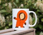 kenny mccormick with open arms out  southpark ,  - southpark gifts,handmade southpark mug,90s cartoon mug,ceramic mug gifts
