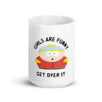eric cartman girls are funny ,southpark gifts,cartman mug,90s cartoon mug,coffee mug gifts,ceramic mug gifts