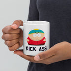 kiss ass southpark  mug ,handmade southpark mug