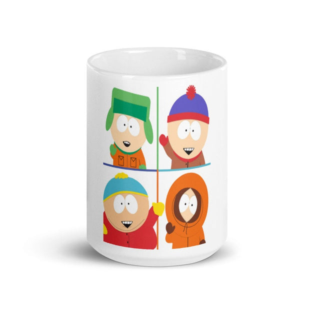 southpark portraits   ,handmade southpark mug,southpark gifts,cartman mug,90s cartoon mug,southpark cup gift
