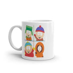 southpark portraits   ,handmade southpark mug,southpark gifts,cartman mug,90s cartoon mug,southpark cup gift