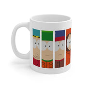 southpark characters ,handmade southpark mug,southpark gifts, cartman  mug,90s cartoon mug,ceramic coffee mug