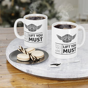 small you are lift you must    - funny gym mug ,gym lover,gym rat,gift for bodybuilder -fitness mug -,ceramic coffee mug