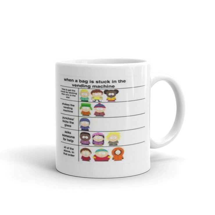 southpark meme ever friend group has   ,handmade southpark mug,southpark gifts,cartman mug,90s cartoon mug