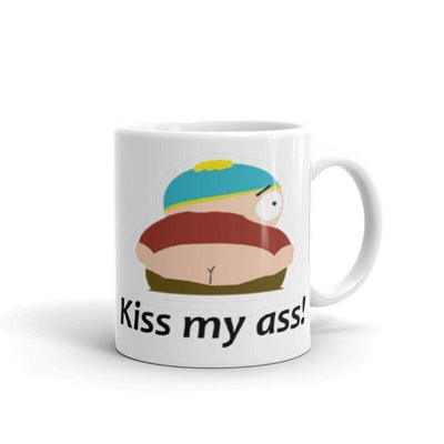 south park eric cartman pulling moonie , ceramic southpark mug,90s animated cartoon,southpark gifts,southpark cup