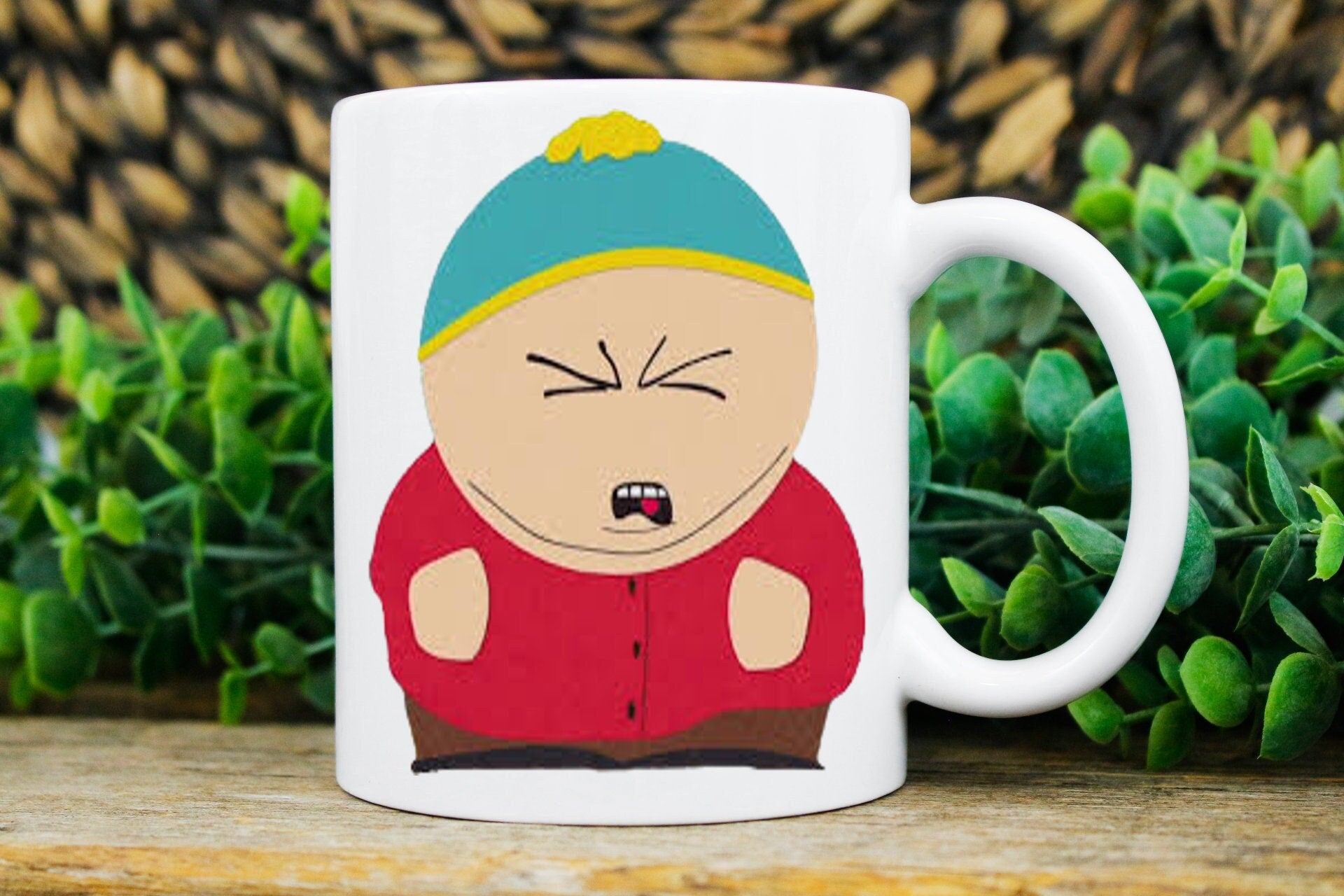 eric cartman pulling a moonie -southpark mug gifts