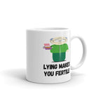 southpark mr garisson lying makes you fertile  ,handmade southpark mug,southpark gifts,cartman mug,90s cartoon mug,southpark cup gift