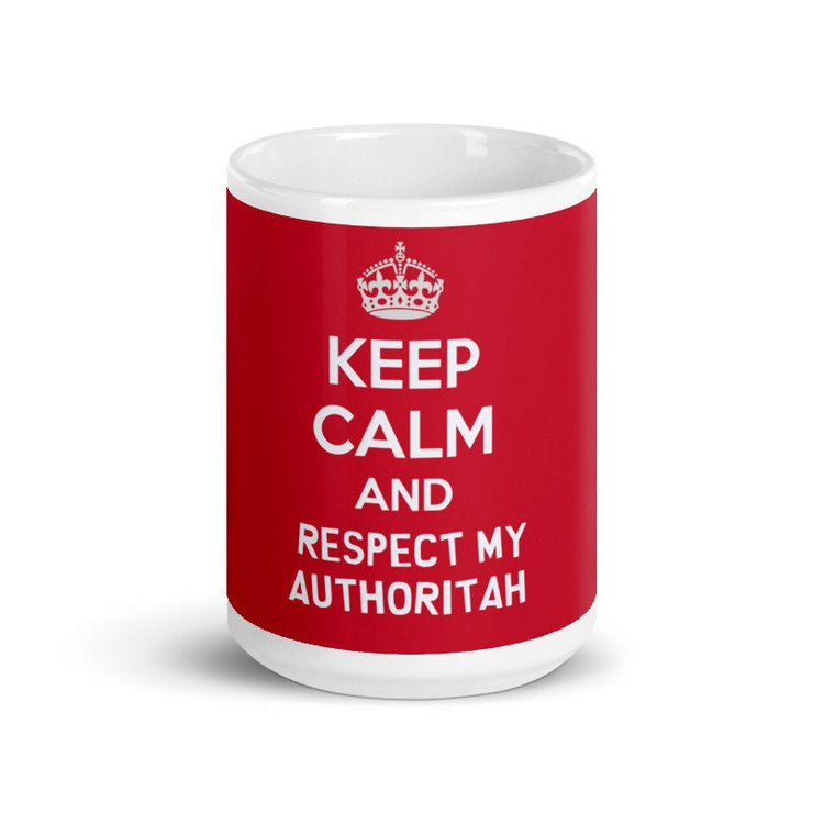 southpark  keep calm and and respect my authoritah  ,handmade southpark mug,southpark gifts,cartman mug,90s cartoon mug