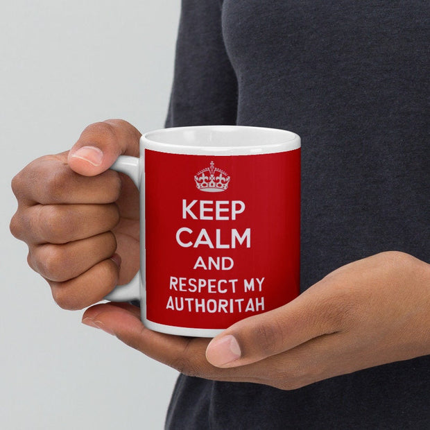 southpark  keep calm and and respect my authoritah  ,handmade southpark mug,southpark gifts,cartman mug,90s cartoon mug