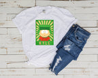 kyle and butters  name card tshirt southpark , southpark t shirt