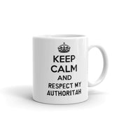 southparkkeep calm and respect my authorithah  ,handmade southpark mug,southpark gifts,cartman mug,90s cartoon mug,southpark cup gift