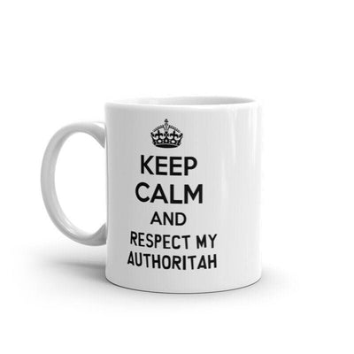 southparkkeep calm and respect my authorithah  ,handmade southpark mug,southpark gifts,cartman mug,90s cartoon mug,southpark cup gift