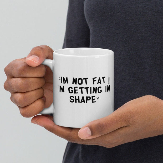 southpark  -iam not fat iam getting in  shape  ,handmade southpark mug,southpark gifts,cartman mug,90s cartoon mug,southpark cup gift