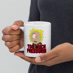 southpark -too much pressure  ,handmade southpark mug,southpark gifts,cartman mug,90s cartoon mug,southpark cup gift