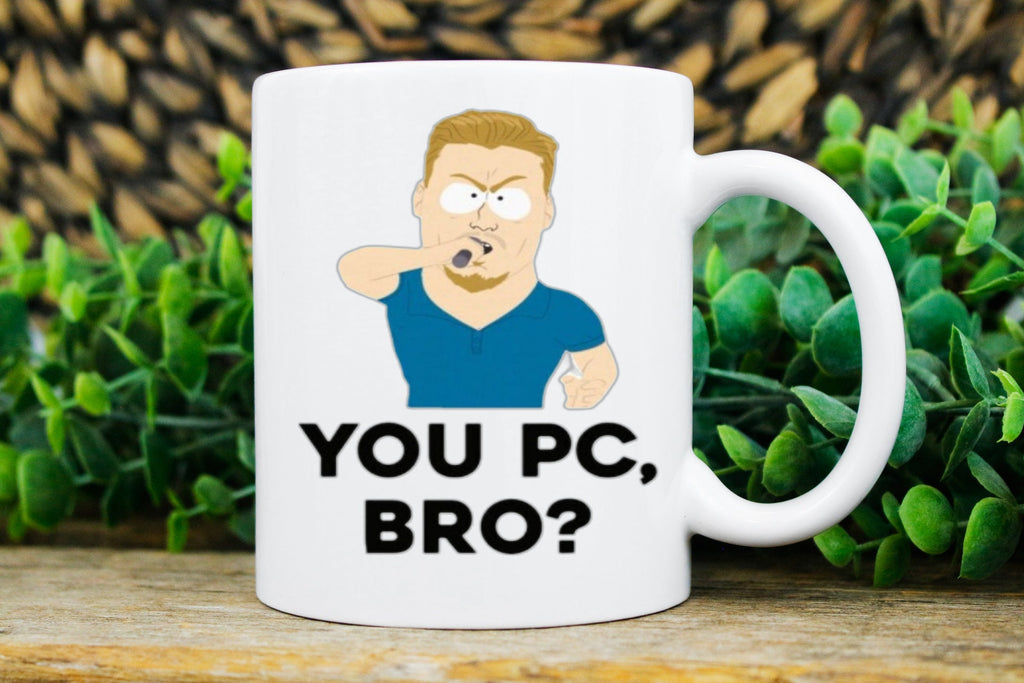 southpark  ,u pc bro  ,handmade southpark mug,southpark gifts,cartman mug,90s cartoon mug,southpark cup gift