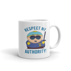 southpark mug ,eric cartman,respect my authoritah  ,90s animated cartoon,southpark mug  ,handmade southpark mug,cartman ,90s coffee mug