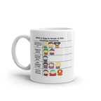 southpark meme bag stuck in the photocopier   ,handmade southpark mug,southpark gifts,cartman mug,90s cartoon mug,southpark cup gift