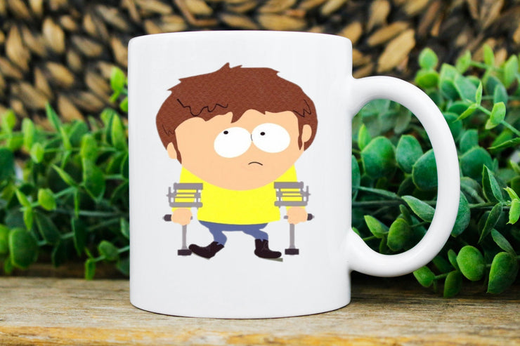 southpark jimmy ,handmade mug ,90s mug ,aminated cartoon series ,southpark gifts,cartman mug,90s coffee mug,ceramic coffee mug