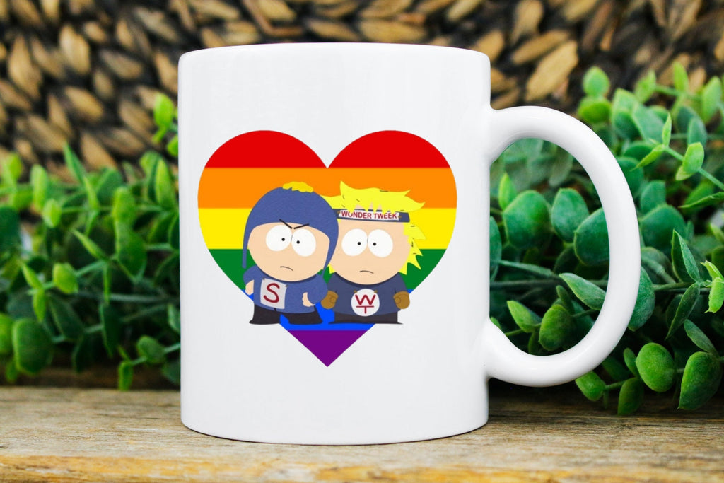 southpark butters and stan marsh ,handmade southpark mug,southpark gifts,cartman mug,90s cartoon mug,southpark cup gift