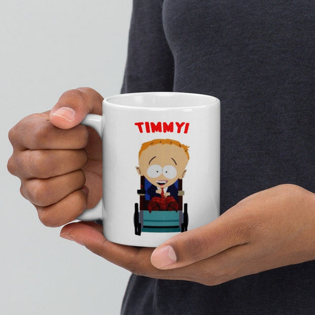 southpark timmy  ,handmade southpark mug,southpark gifts,timmy  mug,90s cartoon mug,southpark cup gifts
