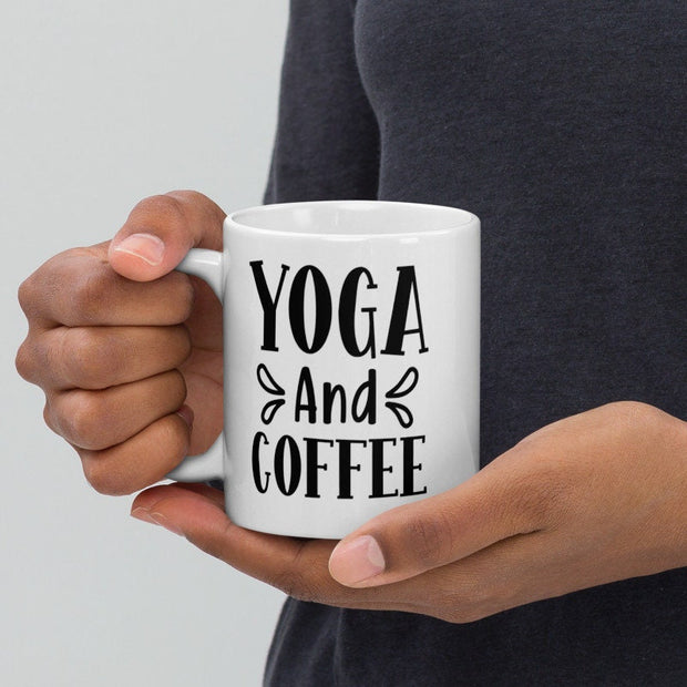 yoga and coffee  mug , yoga gift,funny yoga mug  ,i do yoga ,coffee gift ,yoga cup