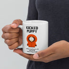 southpark kenny ,kicked like a puppy  -southpark gifts,handmade southpark mug,southpark cup ,90s cartoon mug