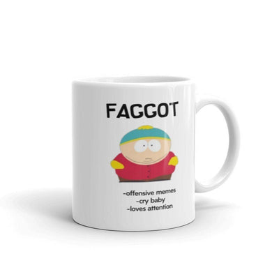 southpark eric cartman  name meme,faggot  -southpark gifts,handmade southpark mug,southpark cup ,90s mugcartman mug