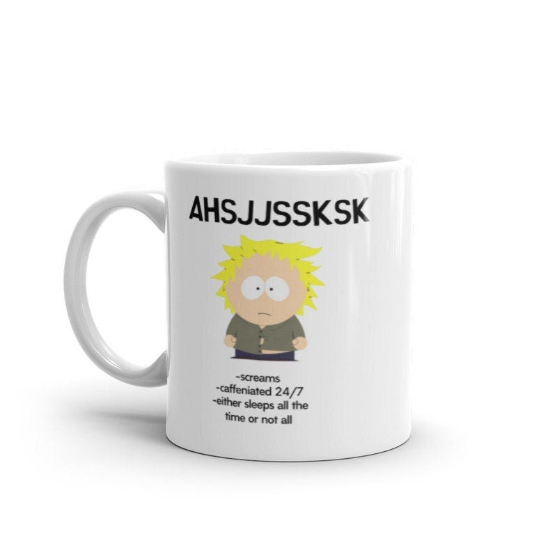 southpark name meme ahsjjjjjk -southpark gifts,handmade southpark mug,southpark cup ,90s cartoon mug