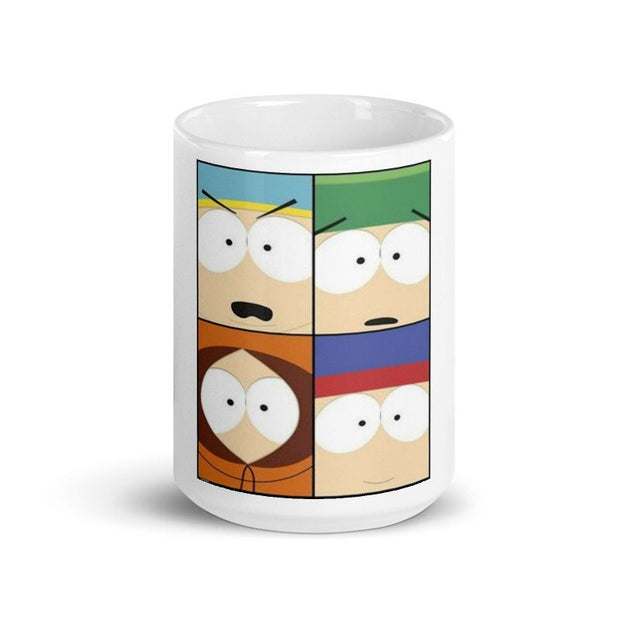 southpark portriat of characters ,handmade southpark mug,southpark gifts,cartman mug,90s cartoon mug,southpark cup gift