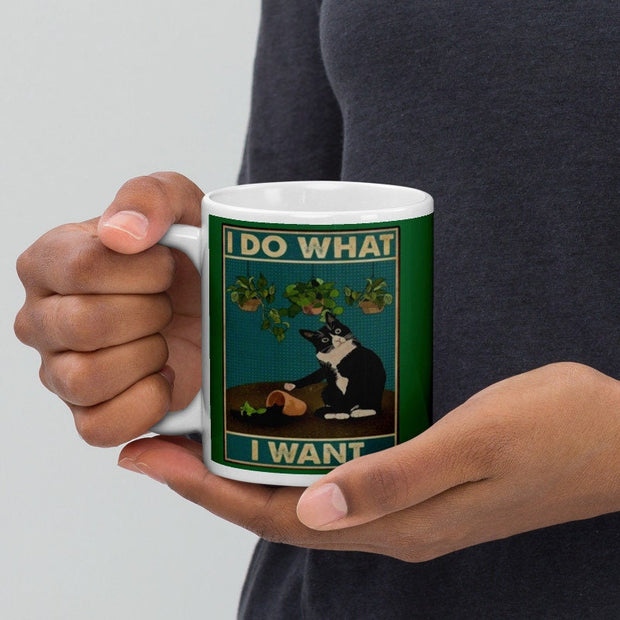 i do what i want black cat, retro black  cat ,what Black Cat black cat coffee,11oz coffee mug cat lover Gifts ,gift for cat owner