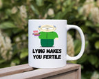 southpark mr garisson lying makes you fertile  ,handmade southpark mug,southpark gifts,cartman mug,90s cartoon mug,southpark cup gift