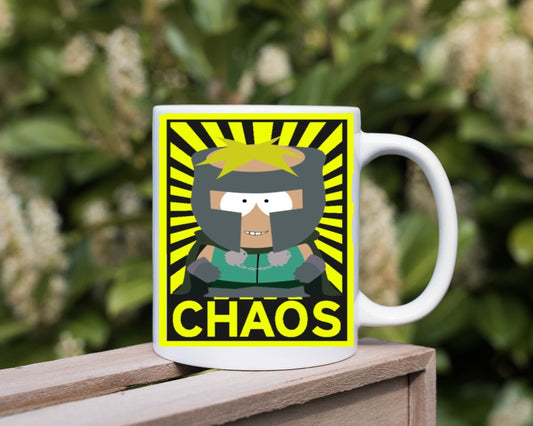 professor chaos southpark kyle  ,handmade southpark mug,southpark gifts,cartman mug,90s cartoon mug,southpark cup gift
