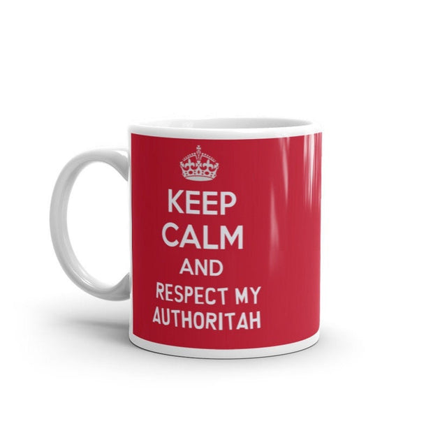 southpark  keep calm and and respect my authoritah  ,handmade southpark mug,southpark gifts,cartman mug,90s cartoon mug