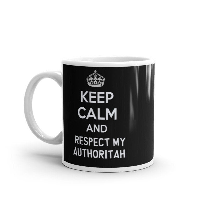 southpark Keep calm and  respect my authoritah  ,handmade southpark mug,southpark gifts,cartman mug,90s cartoon mug,southpark cup gift