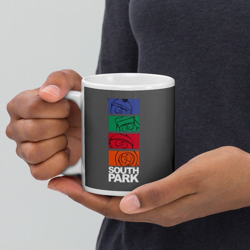 southpark photo strip hndmade southpark mug,southpark gifts,cartman mug,90s cartoon mug,southpark cup gift