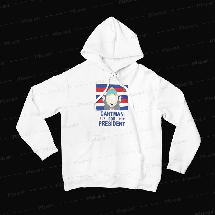 southpark hoodie , cartman for presdient ,southpark hoodie gift,, animated cartoon,90s  hoodie  ,gift for fans of southpark