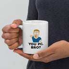 southpark  ,u pc bro  ,handmade southpark mug,southpark gifts,cartman mug,90s cartoon mug,southpark cup gift