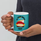eric cartman ill poop here i want ,handmade southpark mug,southpark gifts,cartman mug,90s  mug, coffee mug  funny